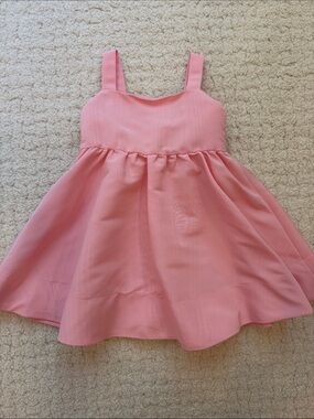 Pink Sleeveless Girls' Party Dress
